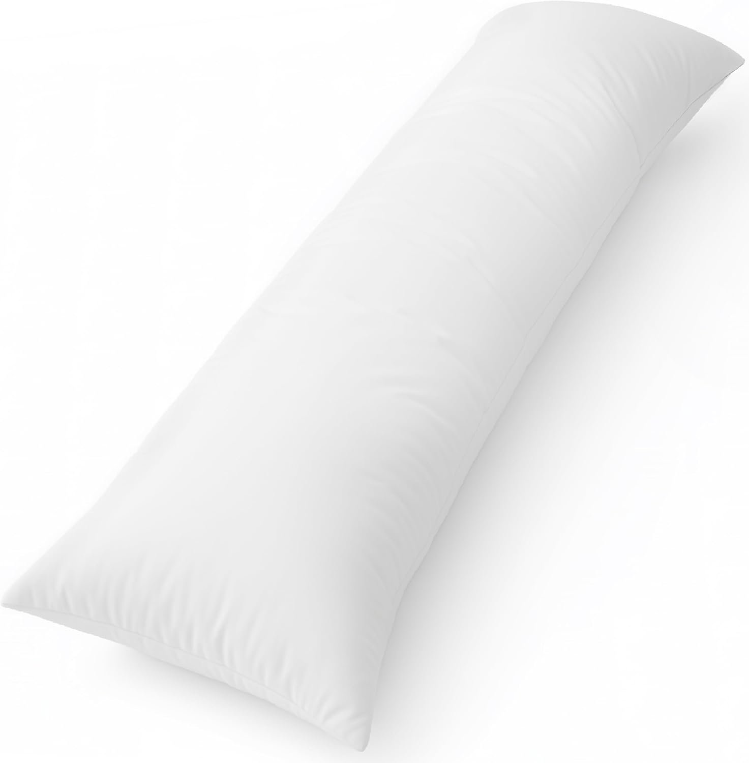 QEVA Kussen voor Zijslapers - Zijslaperkussen - Lichaamskussen - Wit - 40cm x 145cm x 40cm