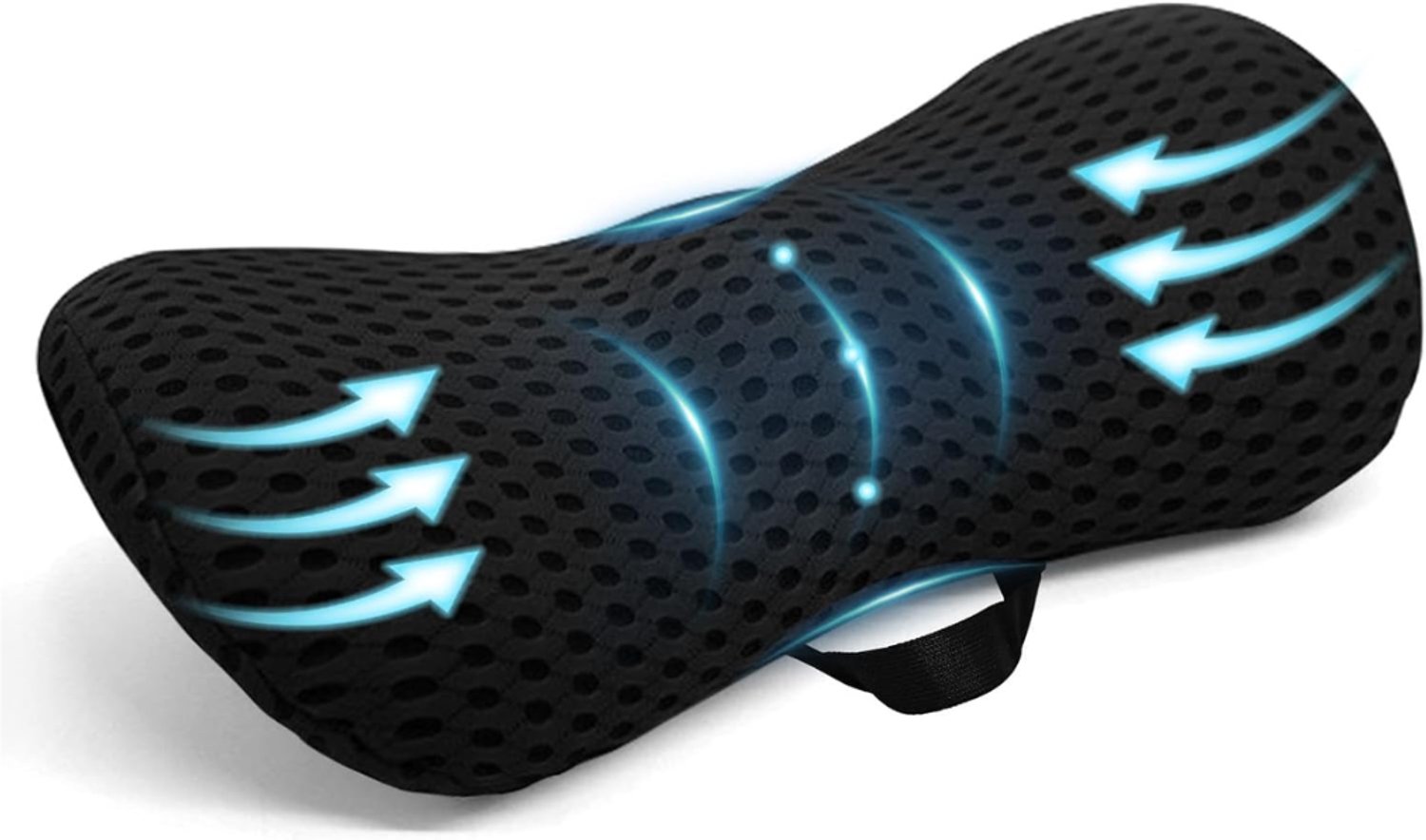 ZRNS® Lendekussen Onderrug - Ergonomisch Rugkussen - Rugsteun Auto & Bureaustoel - Traagschuim
