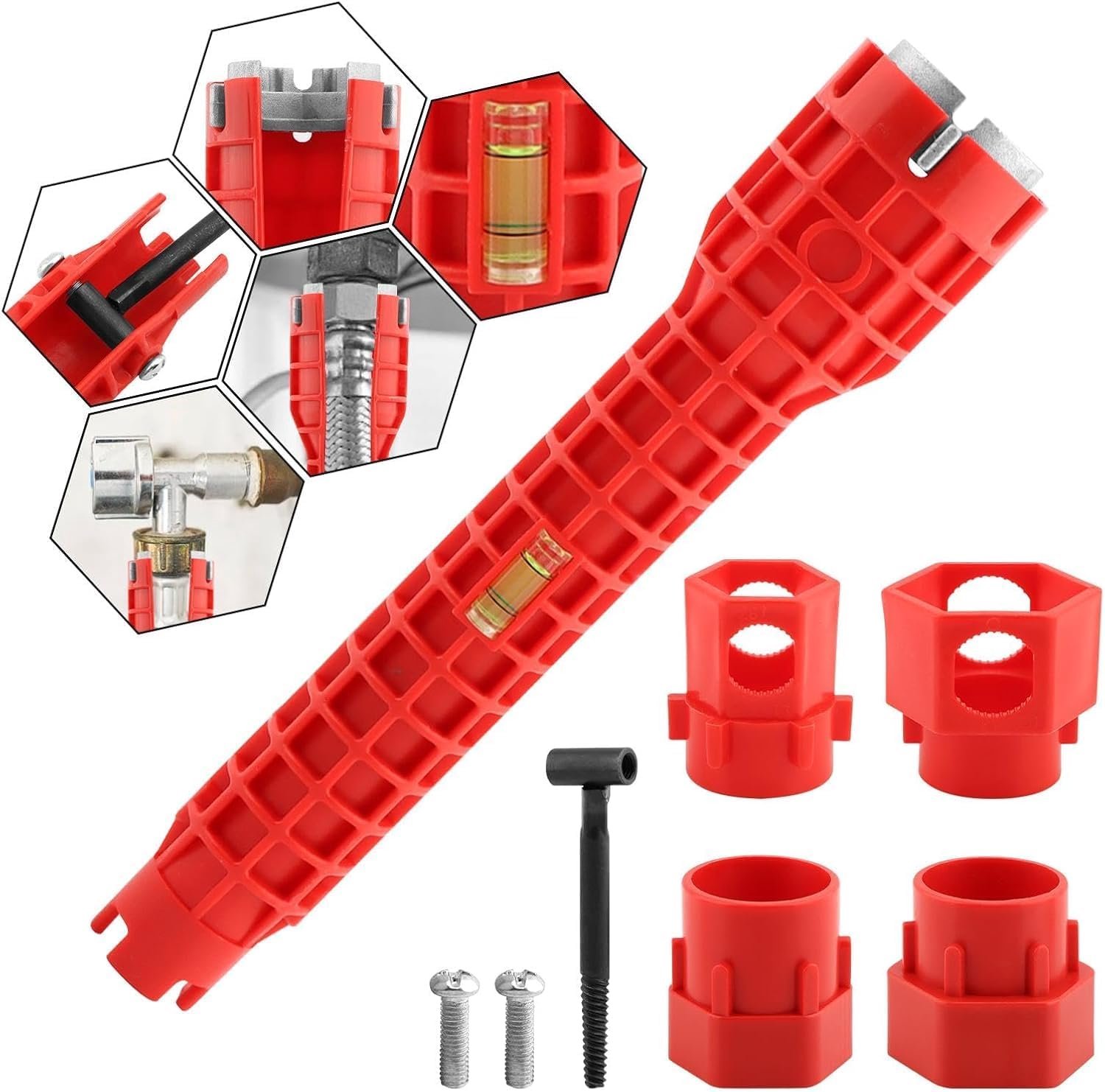 14-in-1 kraansleutel - multifunctioneel - voor sanitair reparatie - ideaal voor gootsteen en badkamer - ServiceTopper