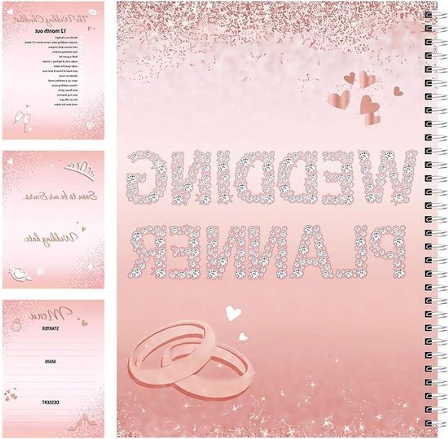 Planner voor bruiloftenboek - Agenda voor de bruiloft - Een bruiloft organiseren - Begeleiding in stappen - 21 x 28.5 cm - Niet gespecificeerd