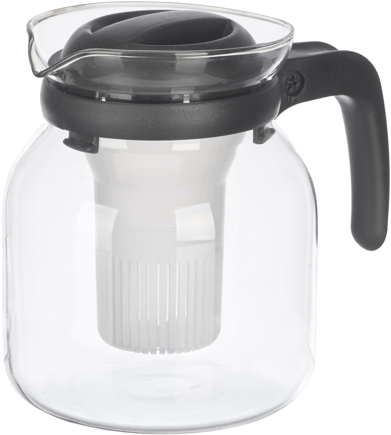 Vivalto - Glazen kan met een infuser voor koffie en thee, 1,2 l