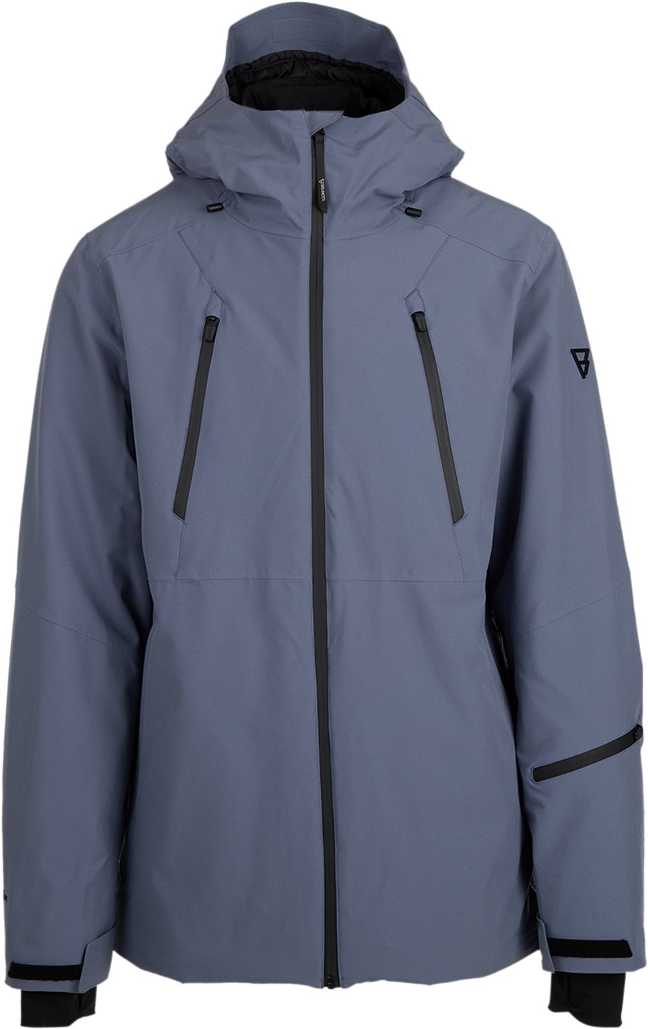 Brunotti Norrow Skijas Heren Sky Ski Jas Wintersport 20K Ademend en Waterdicht Recco Grijs