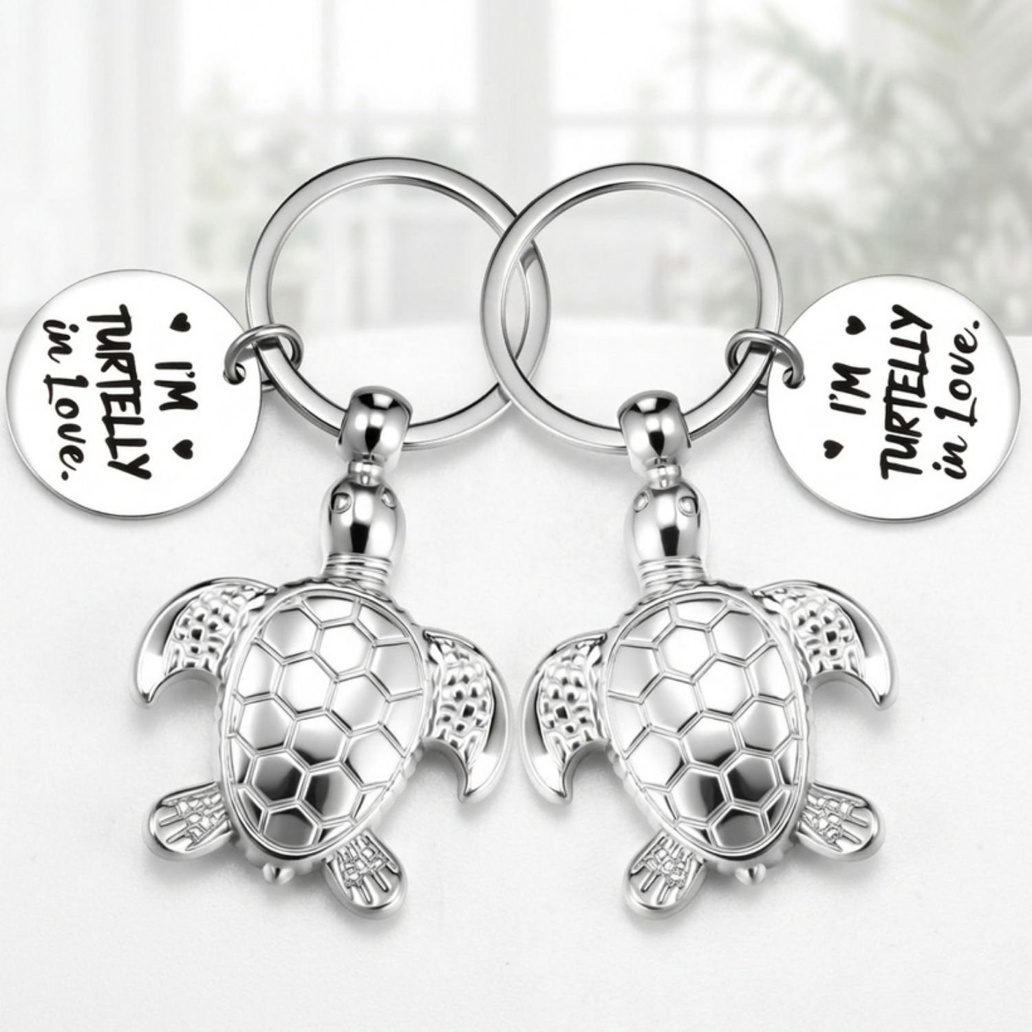Daily Supplies® Haar Sleutelhanger - Herinnering Sleutelhanger - Bewaren van Herinneringen - Zilver