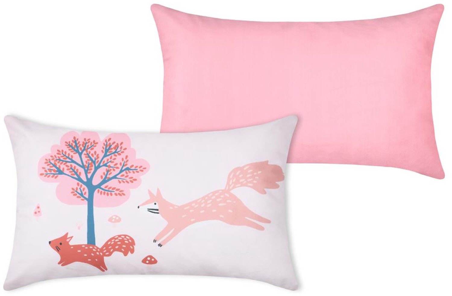 STOF - Decoratieve kussen voor de kinderkamer CYRIELLE, roze, 30 x 50 cm