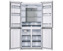 Lincoln Prestige PR4P56FDIN – Luxe 4-Deurs Amerikaanse Koelkast – 539 Liter – Total No-Frost – Zwart Inox