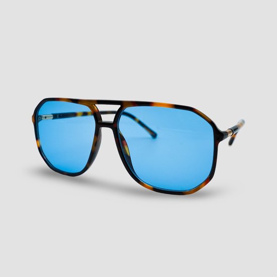 Montuurtjevoorjou - Perfetto Blue - Zonnebril - Heren - Dames - Festival Bril - Blue van Montuurtjevoorjou — afbeelding 2