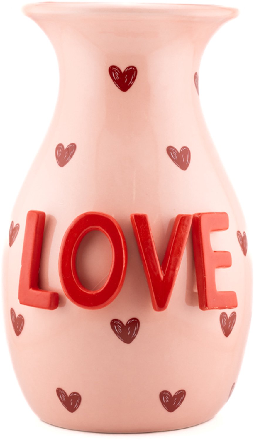 homebound by ky Aardewerk vaas LOVE Roze
