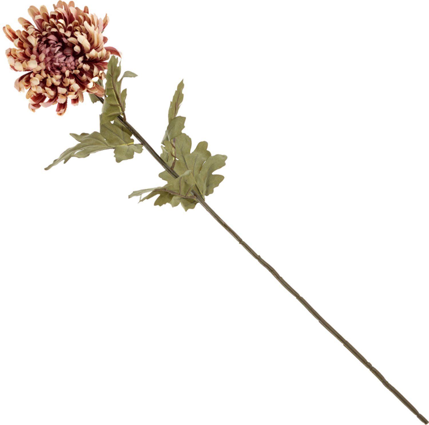 Kunstbloem chrysant 90cm roze