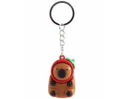 1 x sleutelhanger Capybara Sleutelhanger Capibara - Sleutelhangers - Schattige sleutelhanger - Willekeurig