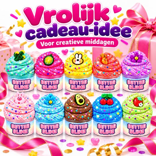 Twenty4seven® Slijm Set met 10 Cupcakes - 70ML - Cupcake Maken Pakket - Slime Kit Knutselset & Knutselpakket - Knutselen voor Meisjes en Jongens vanaf 5 Jaar - Sinterklaas Cadeau en Kerstcadeau — cadeau in Hobby - foto 8