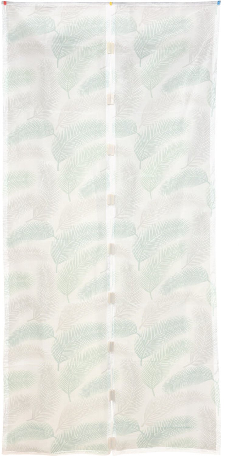 ProGarden - Hor - Hordeur voor balkondeuren, 220 x 50 cm, bladeren, 2 stuks