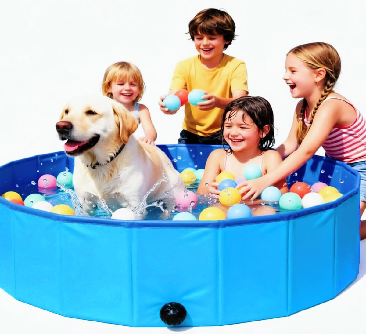 Hondenzwembad van PVC, Rond (120 * 30CM)