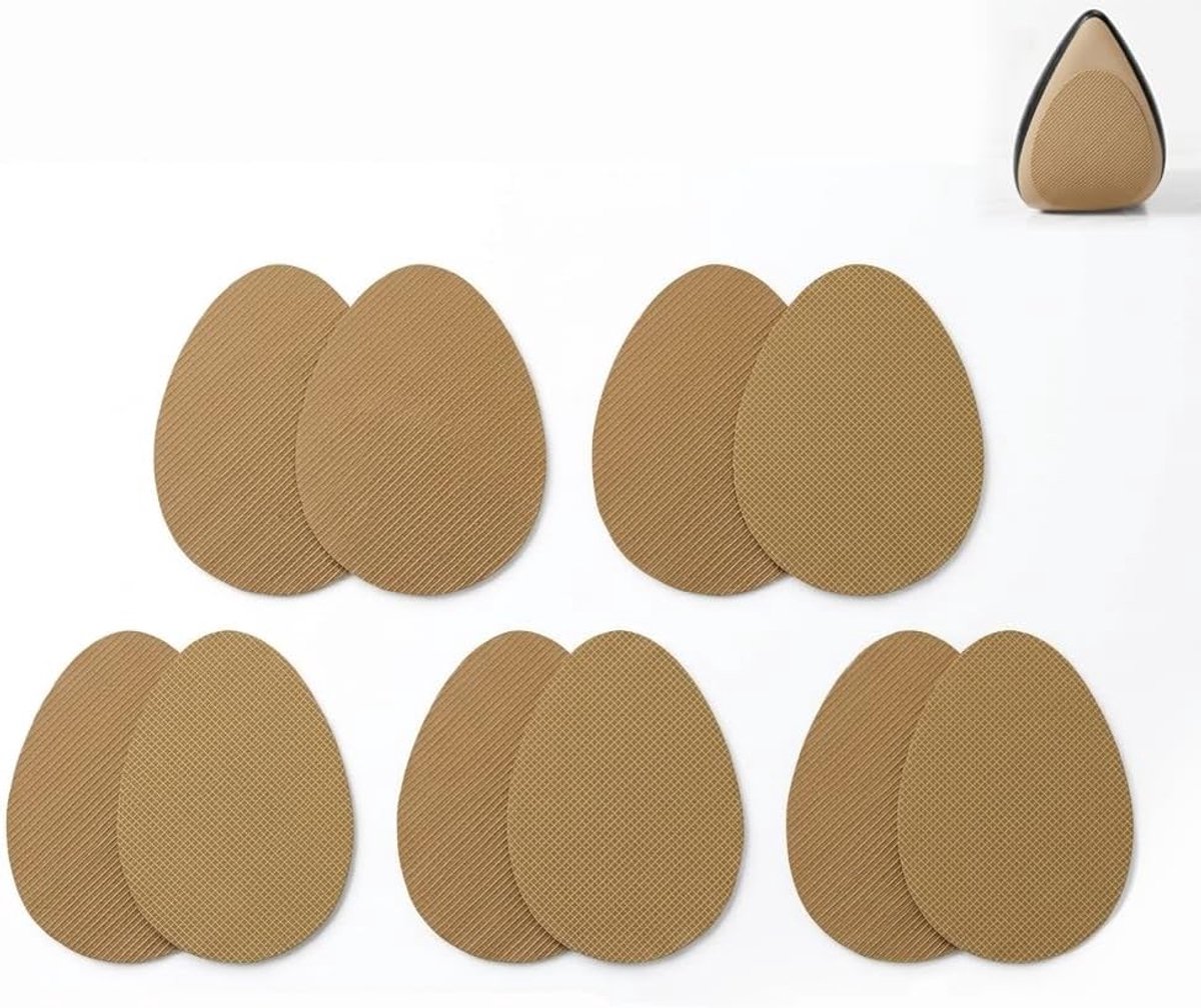 Pads voor schoenzolen, zelfklevende antislipzolen van versterkte siliconen, bescherming tegen slijtage, grip voor hakken, sandalen en schoenen voor dames en heren.