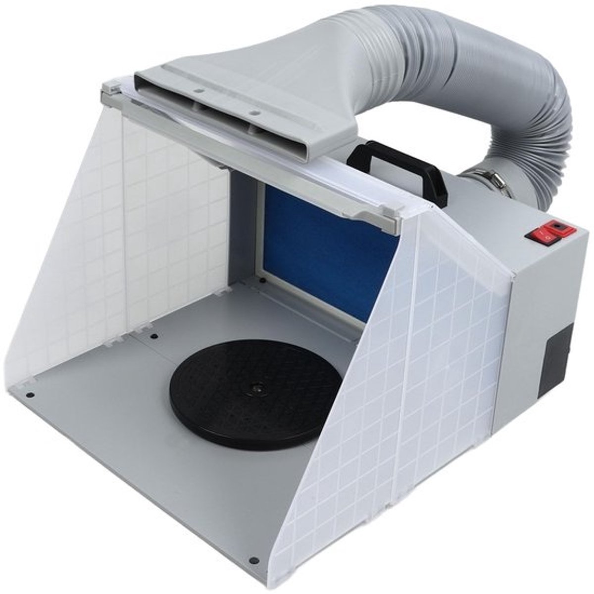 Solidchoice - Professionele LED-airbrush-spraybooth met draaitafel