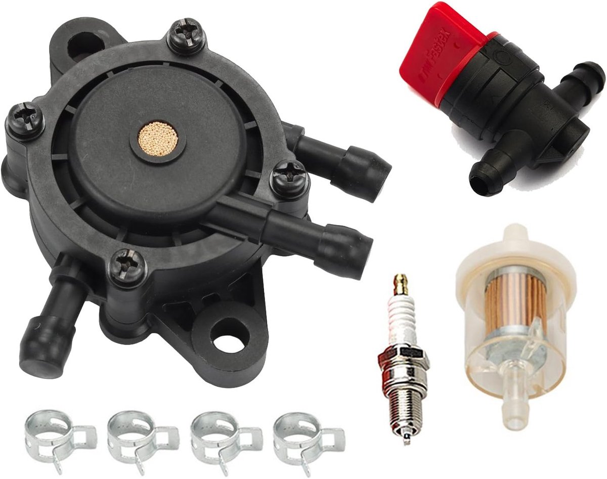 Brandstofpomp Brandstoffilter Bougie voor Kawasaki 49040-7001 Briggs en Stratton 808656 491922 EB11000 EN2000 EN2500 Generator GC135 GC160 0 GX61 0 GX620 Motor
