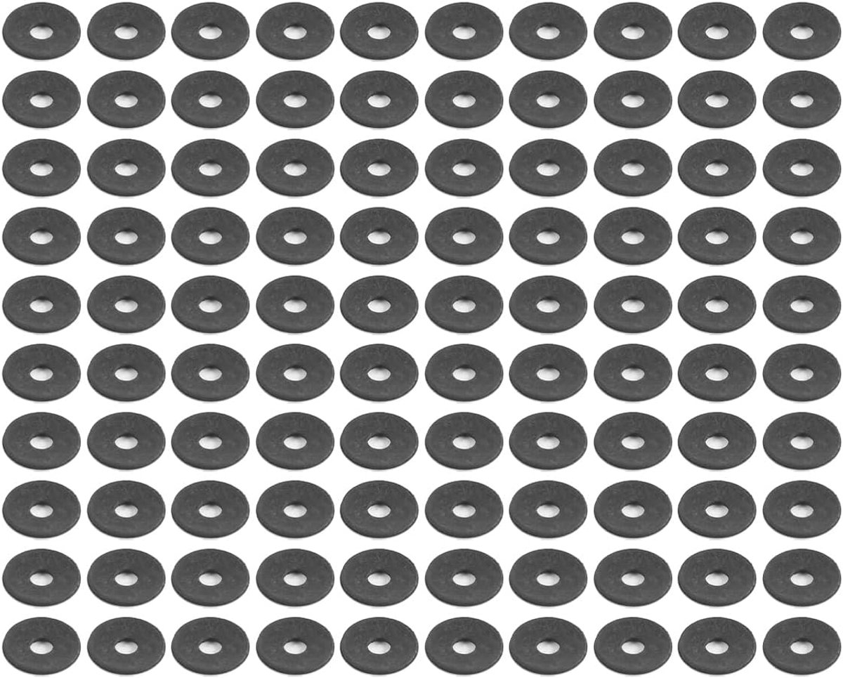 100PCS EPDM Gebonden Samengestelde Verzegelende Wasmachines M6.3 x 19mm