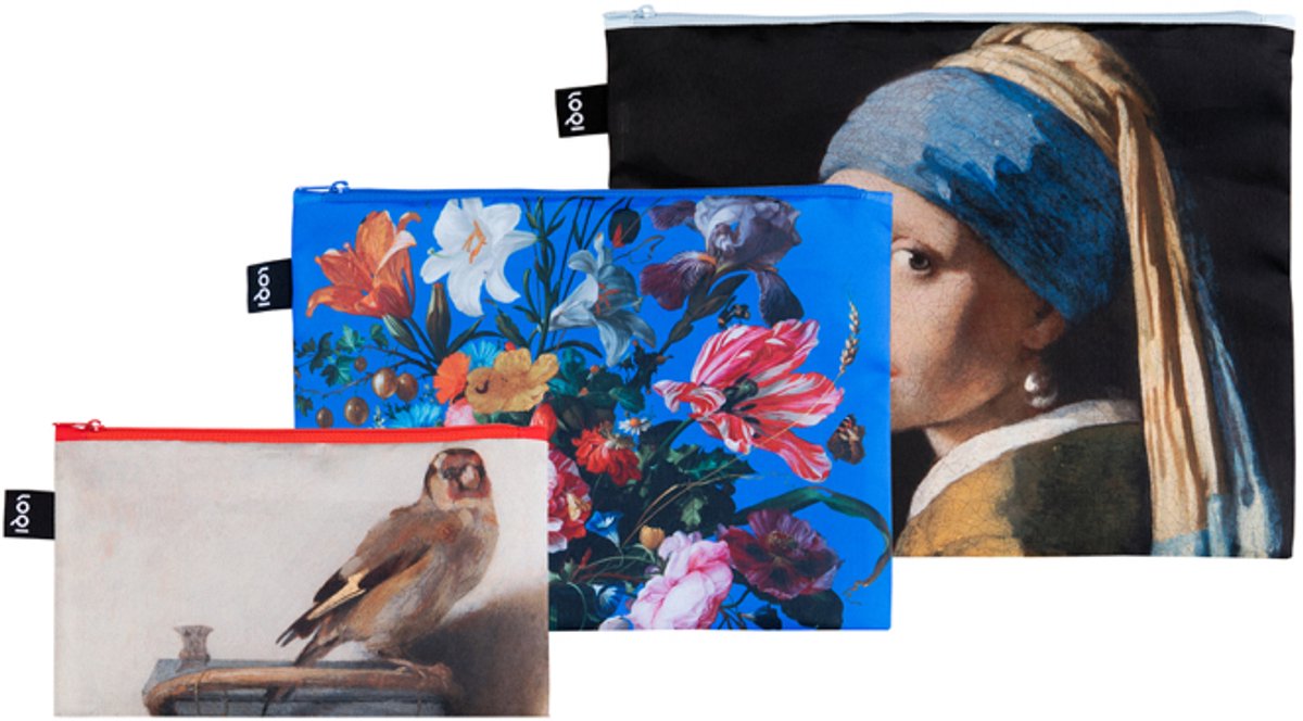 LOQI Zip Pockets - Vermeer, de Heem, Fabritius CiCLO