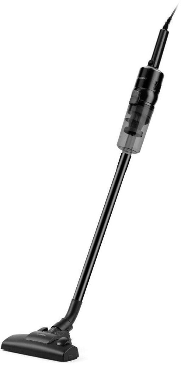 Hyundai Electronics - Steelstofzuiger - Licht gewicht - 600 Watt - Nanostick - Zwart met Zilver