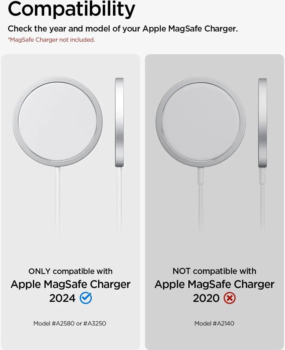 Spigen Oplaadstandaard voor MagSafe Oplader | MagSafe Standaardhouder Geschikt voor Bureau & Nachtkastje | Wit — cadeau in Gadgets - foto 7