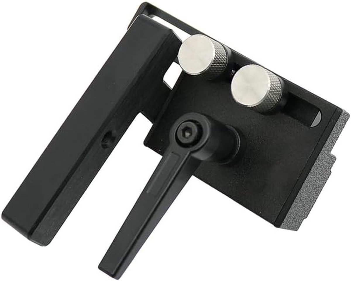 Flip Stop Fence T-Track Miter Track Stopper for T-Slot T-Track with Adjustable Scale - ShopVlot