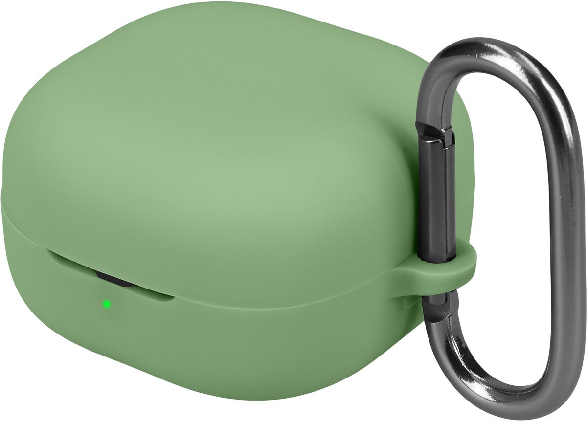 kwmobile cover voor oordopjes case - geschikt voor Xiaomi Clip Earbuds - Trendy beschermhoes draadloze oordopjes in pastelgroen