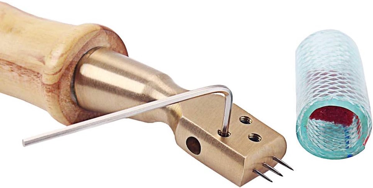 Dailygoods- Piano Hamer Verstelbaar - Houten Handgreep - Inclusief 4
