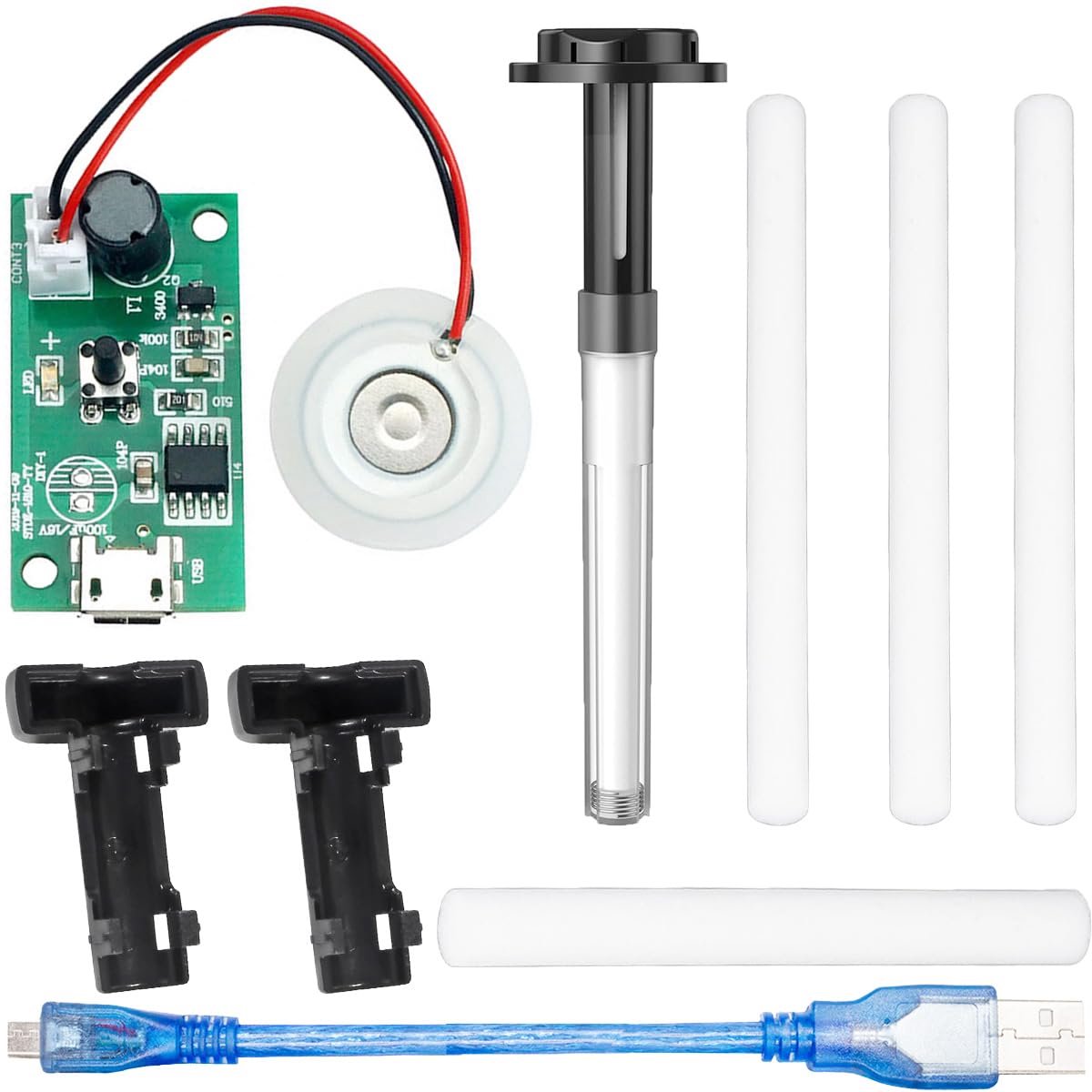 Humidification Module, Micro USB Spray Module, 5V PCB, Atomizer Module, Ultrasonic Nebulizer, Fog Generator, Driver - ShopVlot