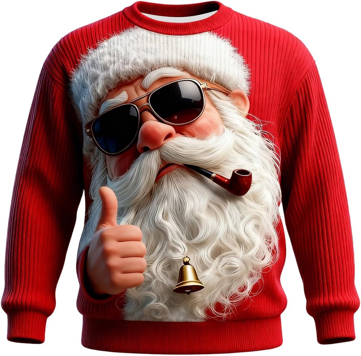 Sweatshirt zonder capuchon gebreid patroon – een licht en warm kledingstuk, ideaal voor dagelijks gebruik.