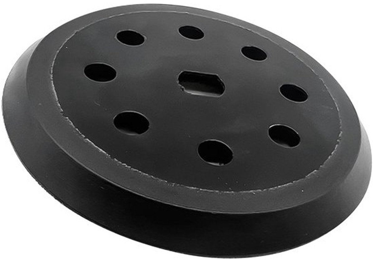 Dailygoods-slijpschijf, 125 mm - Schuurschijf met klittenband - 8 gaten - Compatibel met Black & Decker - Robuust materiaal - Voor professioneel gebruik