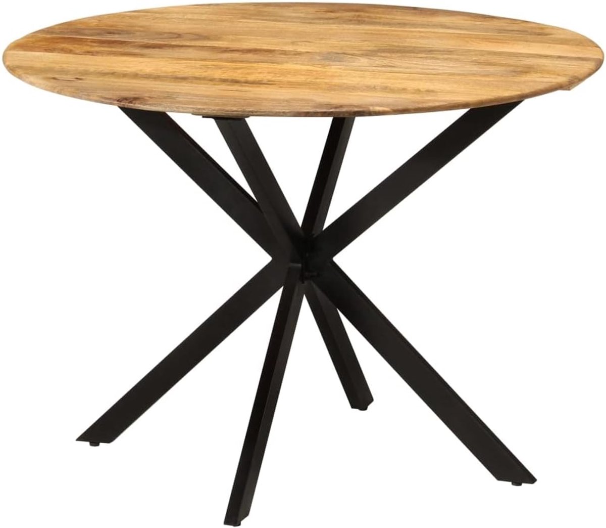 Mangohout Gepoedercoat stalen frame Ø110x78 cm