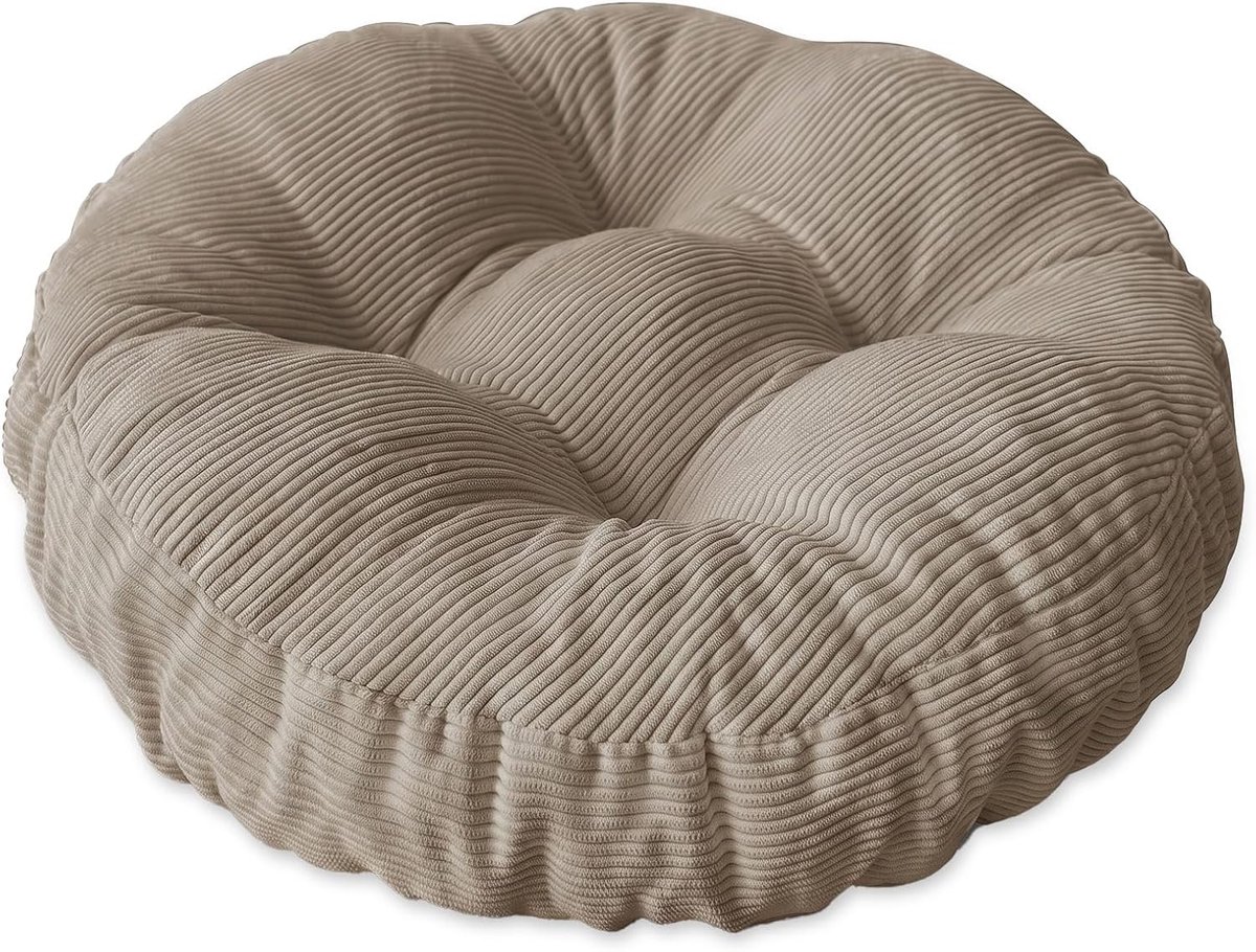 Zitkussen - antislip wasbaar - 10 cm dik corduroy zitkussen