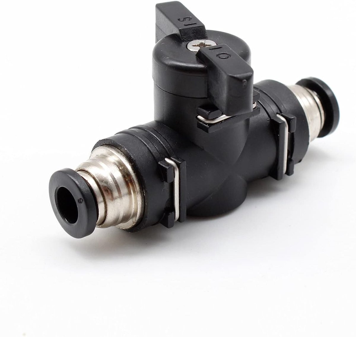 Rechtdoor pneumatische connector 6mm, rechte koppelingen voor luchtleidingen, geschikt voor perslucht en vloeistofafsluitingen, ideaal voor luchtcompressoren en hydraulische systemen