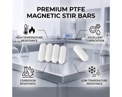 FTVOGUE 5pcs Magnetic Stirrers, Magnetic Mixing Rod For White Biological Color Chemical Type C Liquid Stir solution - ShopVlot