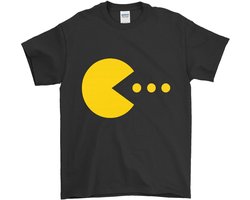 80's Gamer Shirt – Pac-Man Geïnspireerd Design – Retro Outfit – Unisex T-Shirt voor Dames & Heren – Leuk Cadeau voor Gamers