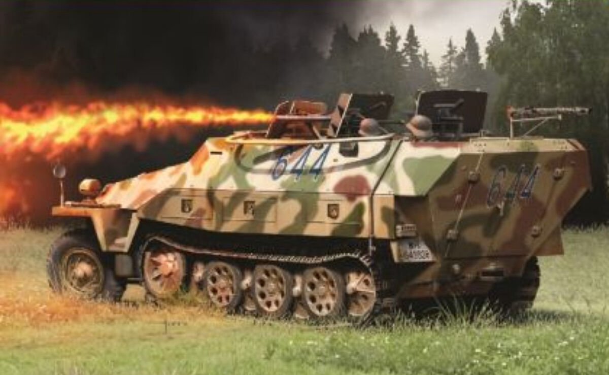 Dragon Modelbouwpakket Militaire voertuigen - 6219 Sd.Kfz.251/16 Ausf.D Flammpanzerwagen WWII - Duits Vlammenwerper-Halfrupsvoertuig Plastic - 1:35 - Modelbouw