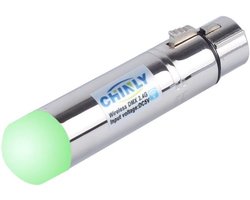 CHINLY 2.4G ISM DMX512 Wireless Female XLR Receiver with Antenna for Moving Heads Stage Light - ShopVlot