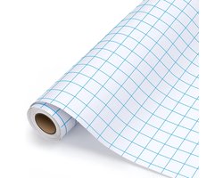 ImnBest Vinyl Transfer Film Plotter 30.5 cm x 500 cm with Clear Alignment Grid, Transfer Film Plotter for Stickers - ShopVlot