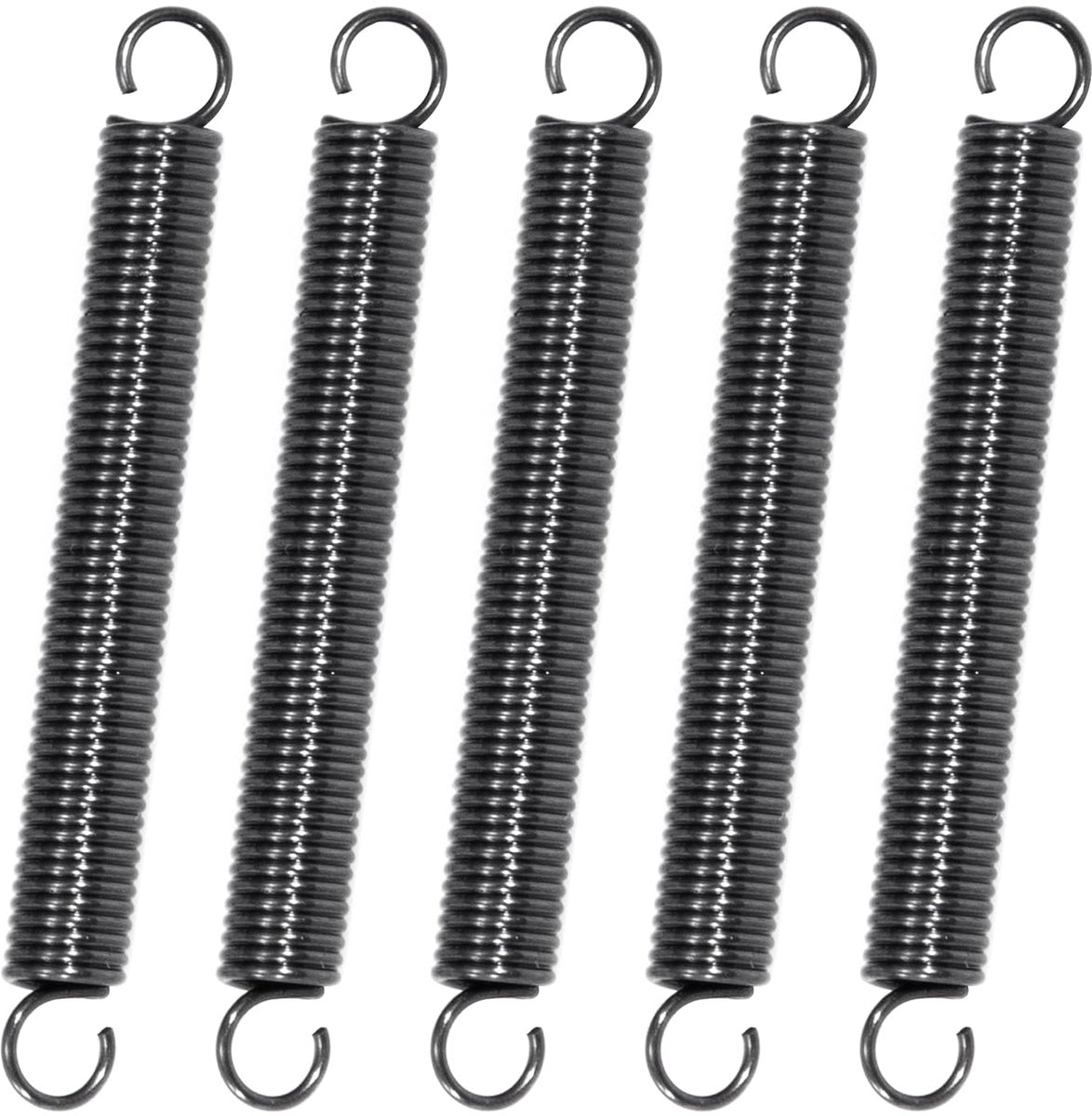 Verlengveren, 35 mm, trekveren met haken, pianodraadveer, buitendiameter 4 mm, draaddiameter 0,55 mm, dikte 0,9 kg, 20 - ShopVlot