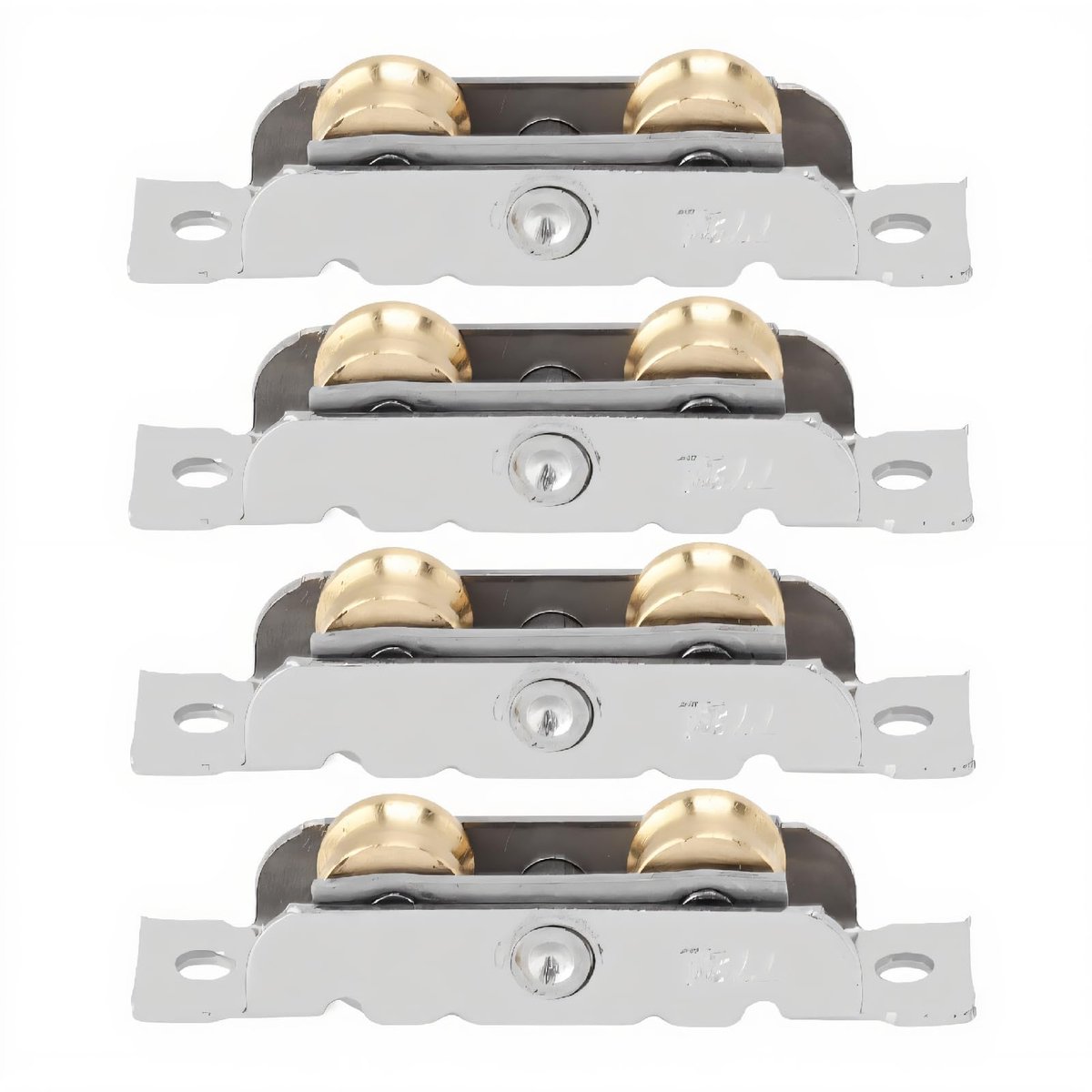 4 STKS Schuifdeur Roller Assembly sliding door rollers Schuifdeur Rollers Vervanging sliding door rollers RVS Koperen - ShopVlot