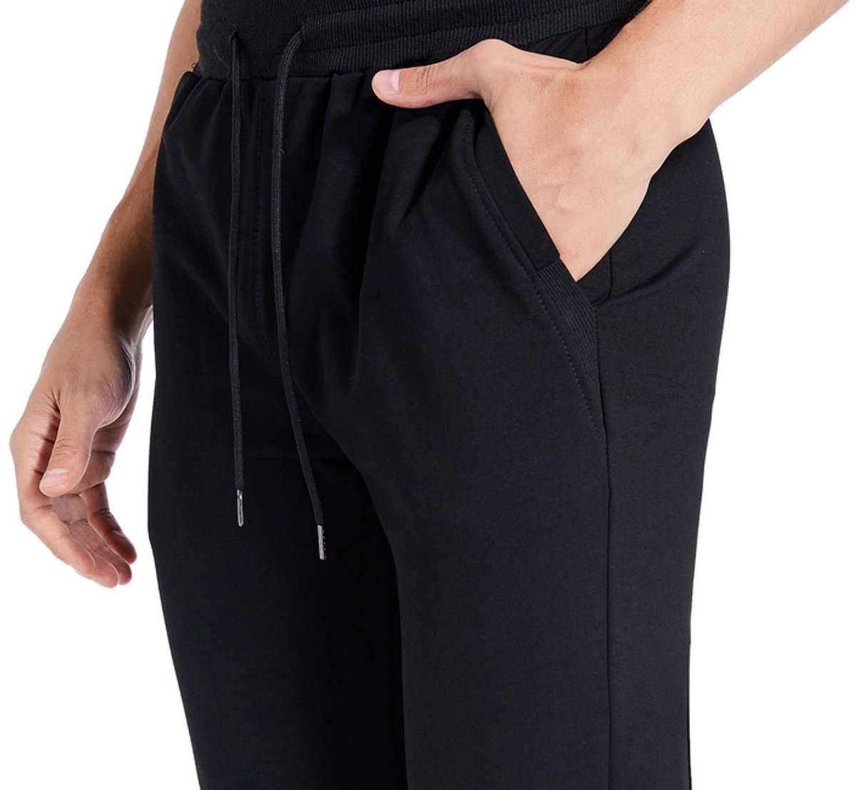 Outspot - Comfortabele en ultrazachte joggingbroek - Zwart - S