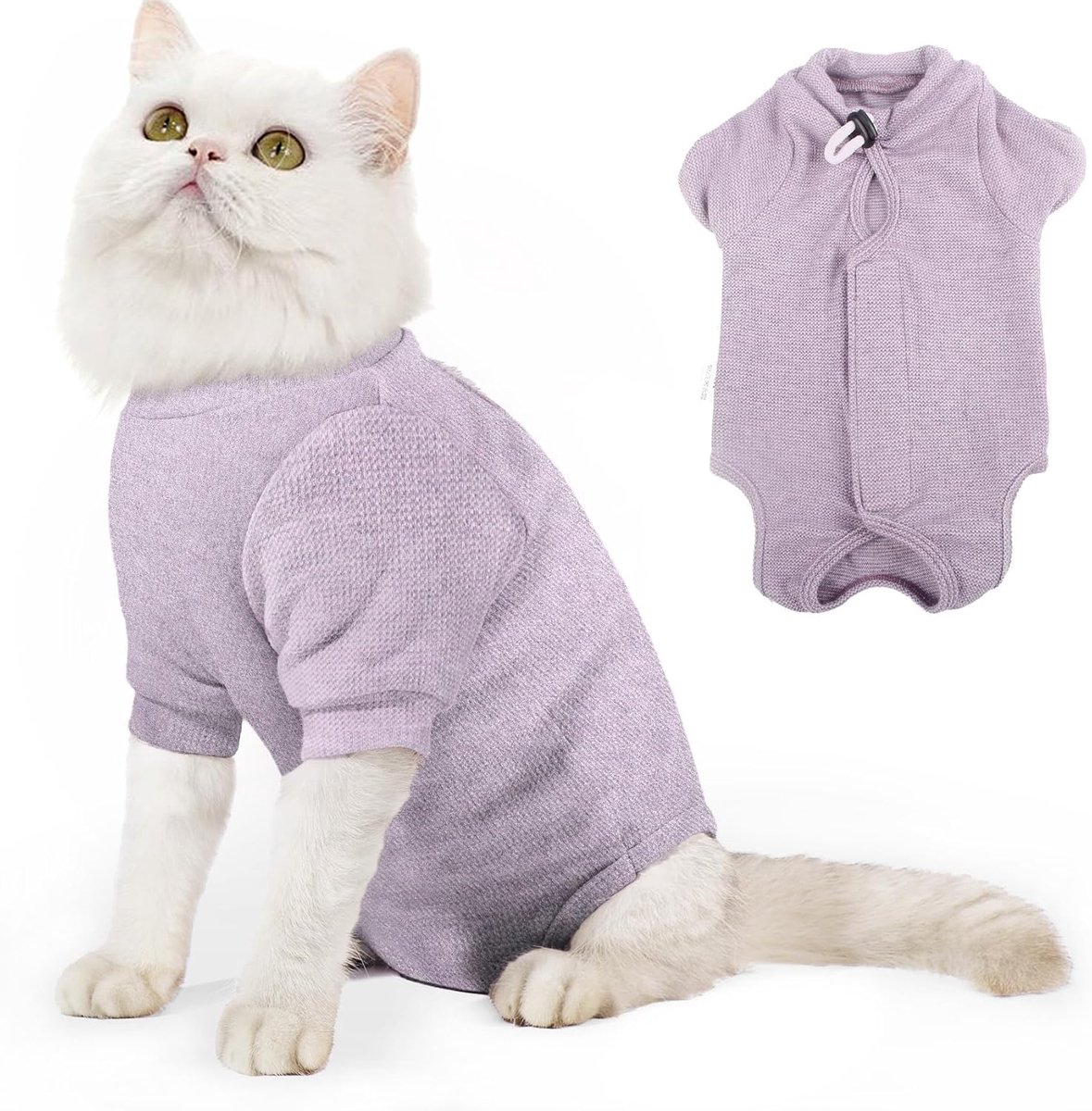 Body Herstelpak voor katten na operaties, anti-likken voor buikwonden, alternatief voor huisdieren, na operaties, lange mouwen, kleding voor katten