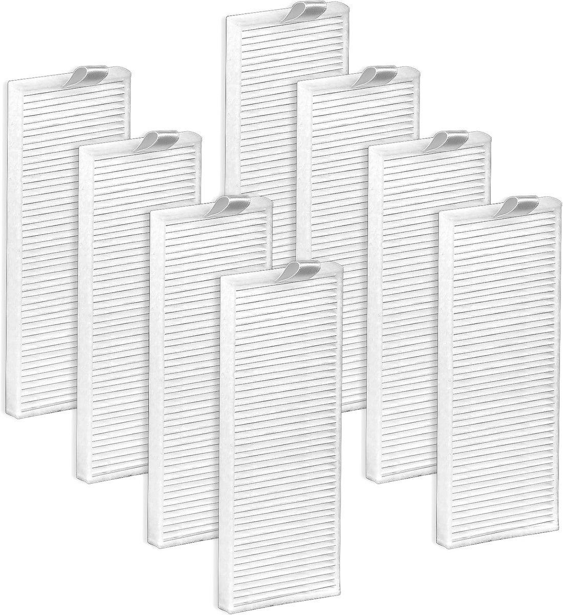(8 Stuks) HEPA-Filter Compatibel met Lefant M210 M213, M210B M213S M210S M210 M213, OKP Life K2 K3 K3A K4 K5, Veegmachine Robotfilter Stofzuiger Filter Vervangende Onderdelen