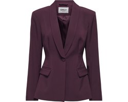 Only Blazer Onlastrid L/s Sculpture Blazer Cc T 15376791 Winetasting Dames Maat - W36