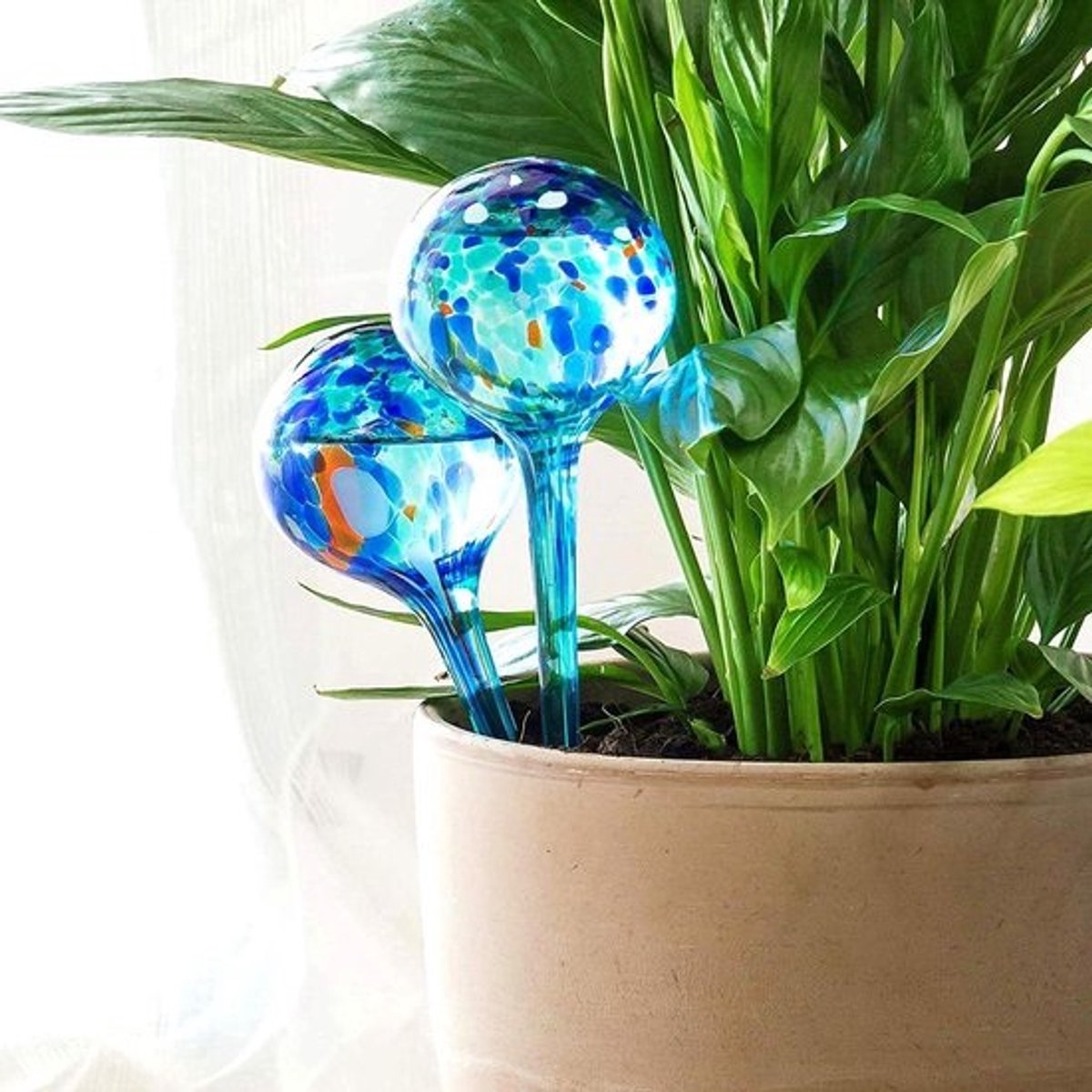 Watergeefballen - Plantenwatergift - Planten verzorgen - Automatische watergift - 200 ml - Blauw
