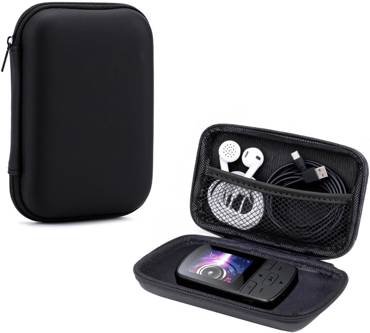 Carrying Case Compatible with Yoton YM03 MP3 Player, Shockproof Lightweight Durable EVA Hard Case Protective Cover - ShopVlot