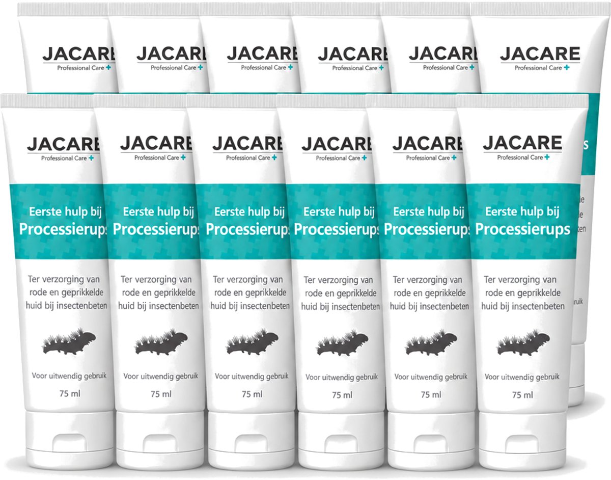 12 x Jacare – Gel – Processierups – 75 ml - Voordeelverpakking - 12 stuks