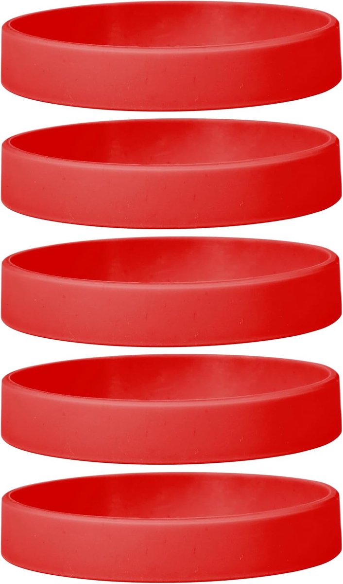 Siliconen polsbandjes 12 mm breed, 30 stuks, blanco rubberen armbandjes voor volwassenen, voor school, team, vereniging, evenement, feest en festival
