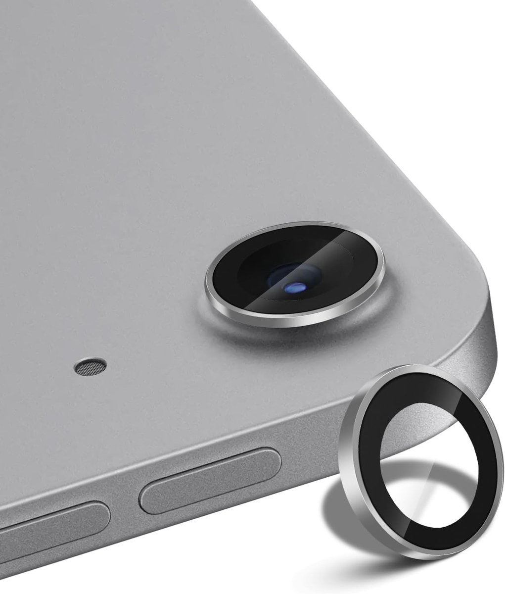 Camerabescherming voor Apple iPad Air 11"/13" (M2 / M3 / M4), hardheid 9H gehard glas, lensbescherming voor iPad Air 6/7/8 11"/13" (2024/2025/2026), anti-kras camera - 2 stuks