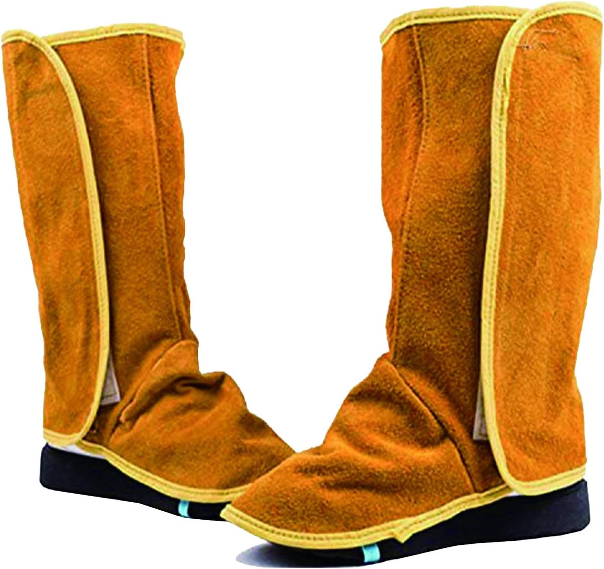 Fyearfly Welding Safety Boot Covers 1 Pair Welding Working Protect Shoe Covers Flexible Heat Resistant Shoe Gaiters - ShopVlot