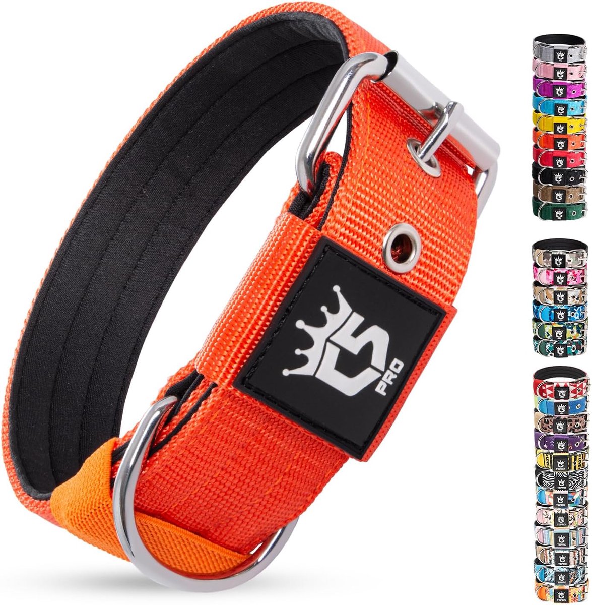 Hondenhalsband Dikke Halsband - Verstelbaar - Met Metalen Gesp - Comfortabel en Duurzaam - ShopVlot